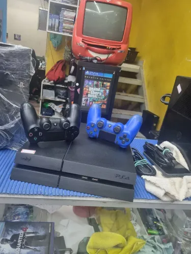 Playstation 4 fat excelente promocao deu a louca no patrao