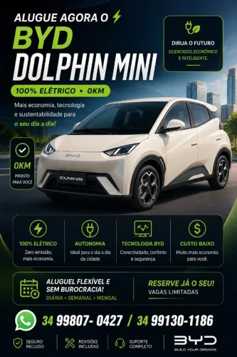 Aluguel de carro para motorista de app