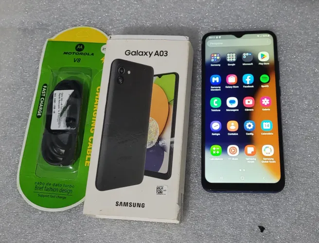 A03 64gb 4gb ram básico usado