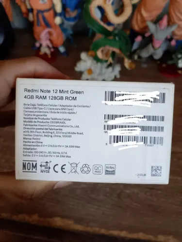Redmi note 12 128gb nunca aberto