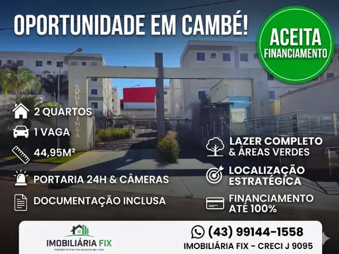 Condomínio Parque Línea - Bairro Gleba Ribeirão Cambé