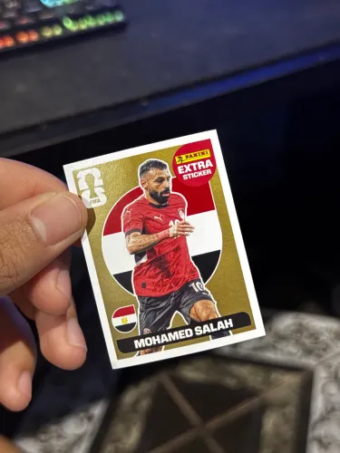 Figurinha Mohamed Salah gold
