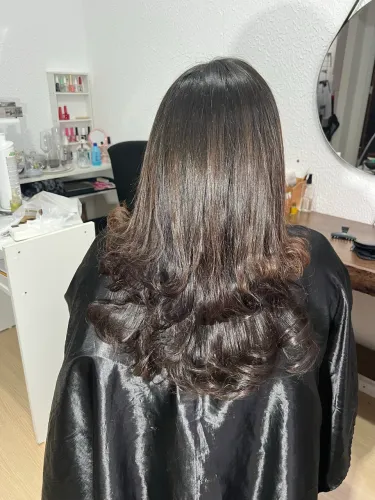 Cabelo humano indiano 200g Ondulado