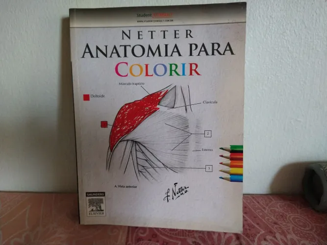 Livro Netter Anatomia para Colorir