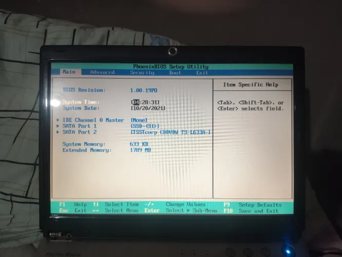 Notebook Positivo Mobile Z896 Funcionando - Liga e Entra na BIOS