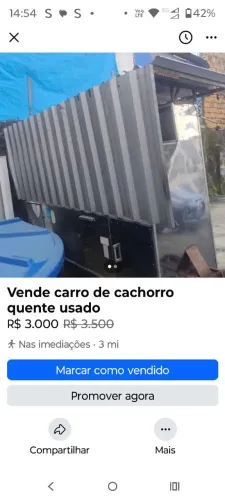 Vendo carro de lanche
