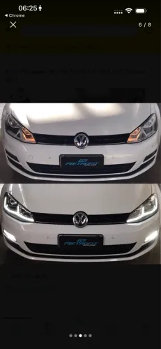 Farol do Golf 7,5 para Golf TSI e GTI