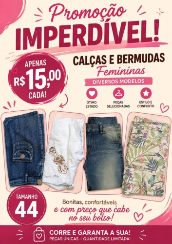 Vendo roupas semi novas
