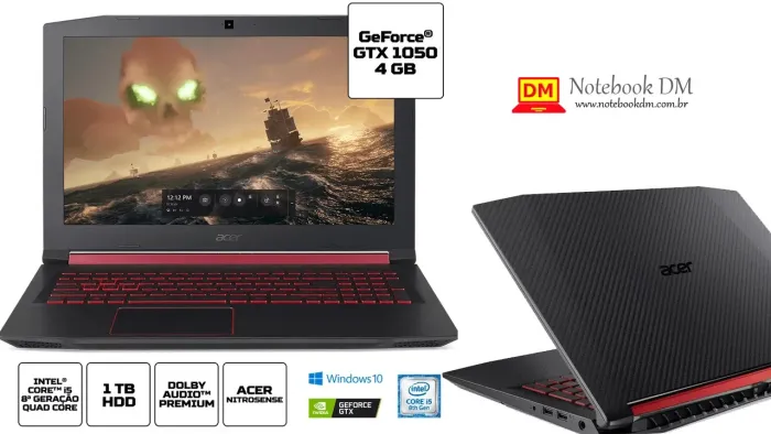 Notebook Gamer acer nitro