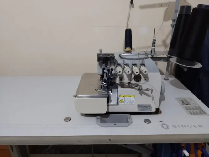 Overlock ponto cadeia overloque