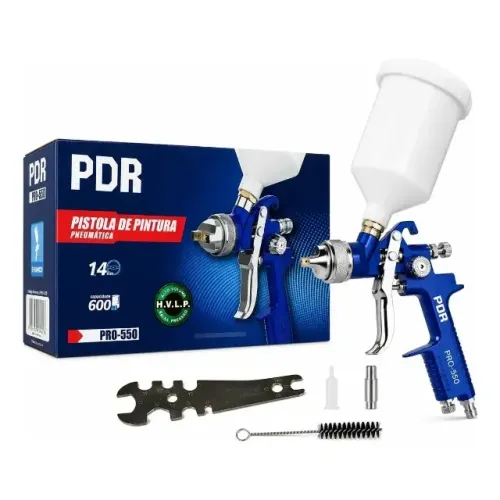Pistola de pintura H.V.L.P com bico de 1.4mm ( PDR )