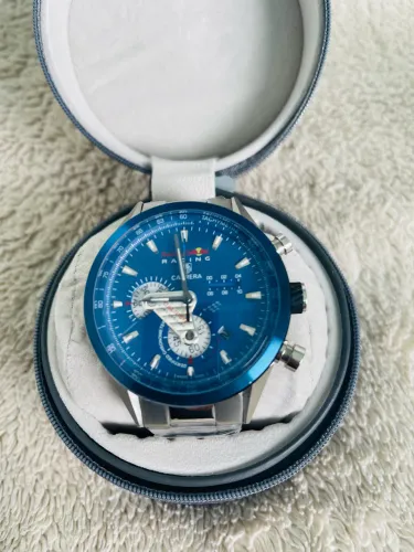 Relógio Tag Heuer Carrera Red Bull Fundo Azul Caixa Original
