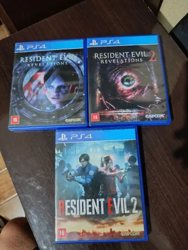 Lote resident evil ps4 (revelations raro)