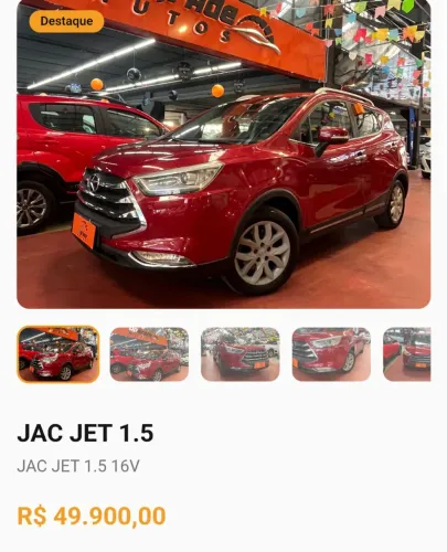 JAC T5 1.5 Jet Flex 16V 5P Aut. 2017