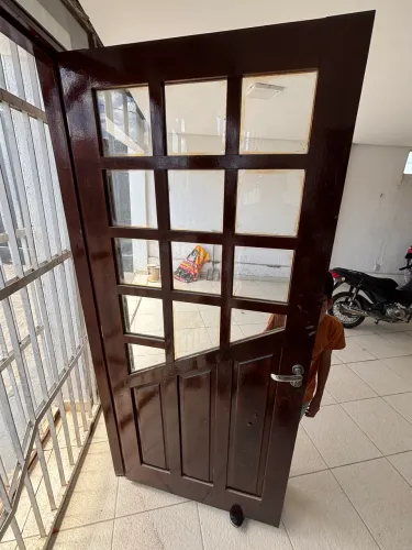 Porta madeira Jatobá 400 reais