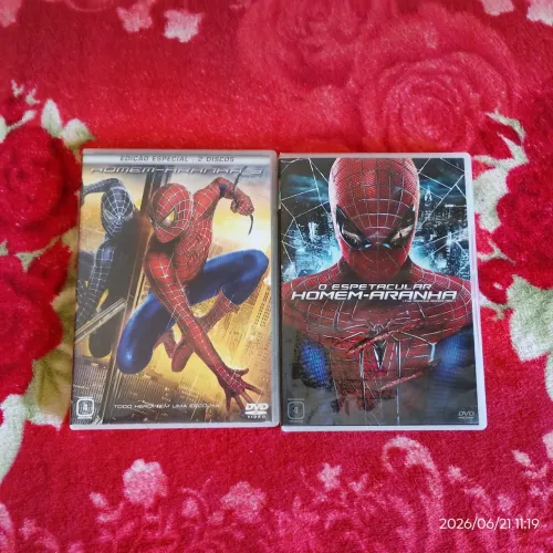 DVD HOMEM ARANHA 1 e 3