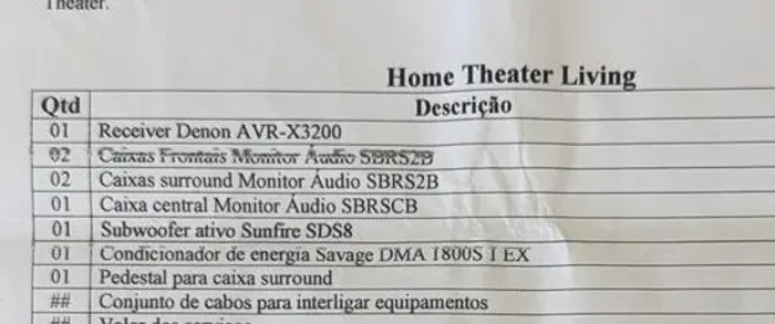 Home Theater Denon AVR-X 3200