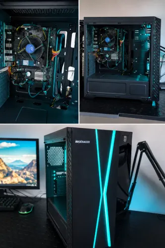 Computador core i5 9400 + 8 GB mem. DDR 4 + SSD NVME de 256 giga