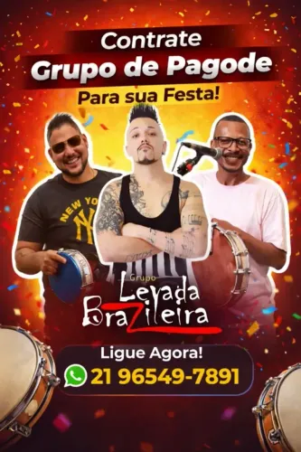 Grupo de Pagode para Festa | Som Próprio | Até 3x no Cartão