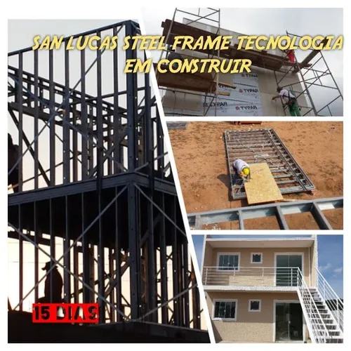 Steel Frame construção ampliação e revestimento