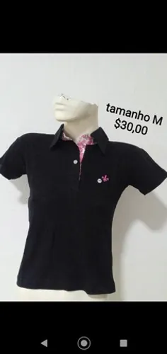 Blusas polo feminina tamanho M em algodão conforto e qualidade 