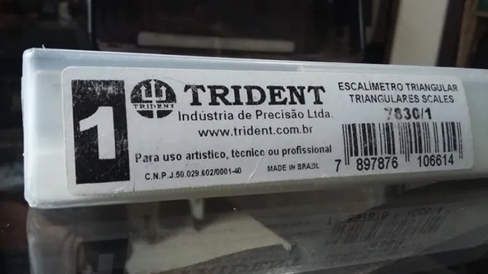 Escalimetro Triangular Trident