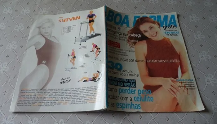 Revista Boa Forma Setembro 1997. Capa Lavínia Vlasak. Para Colecionadores.