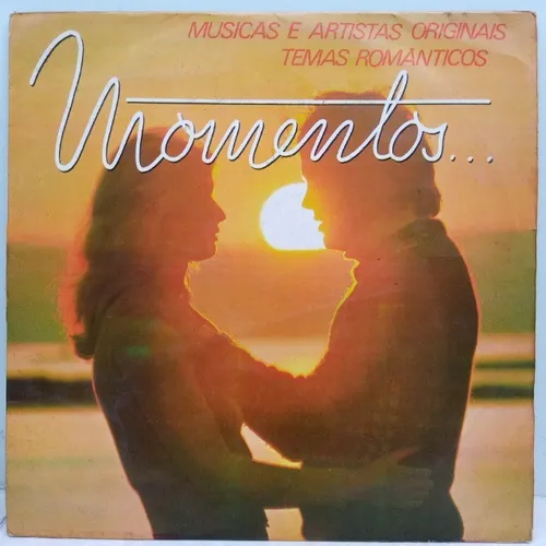 Disco Vinil (LP) Momentos... - Músicas Românticas - Conservado