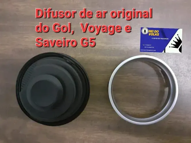 Kit 4 peças Difusor de ar original para Gol, Voyage e Saveiro G5