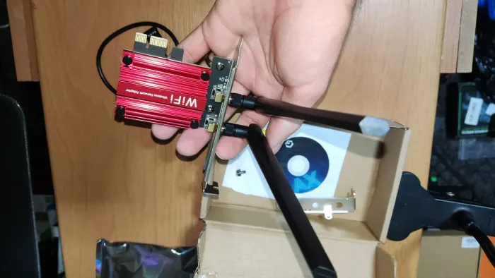 Adaptador Wi-fi 6E e Bluetooth 5.3 AX3000 PCI-E (NOVA)