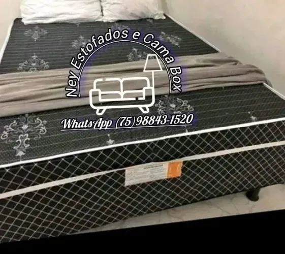 CHEGOU PARA VOCÊ CAMA BOX COM PREÇO DE FÁBRICA.