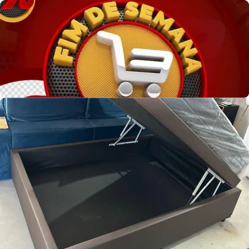 Fim de semana especial cama baú casal 