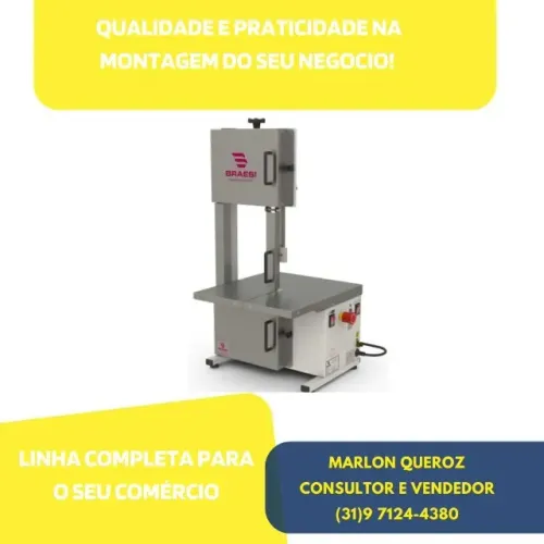 Serra Fita de bancada Inox Nova bivolt