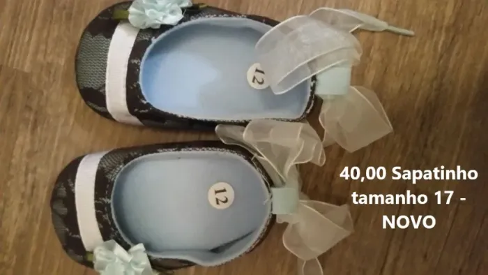 Sapatinho tamanho 17 - NOVO