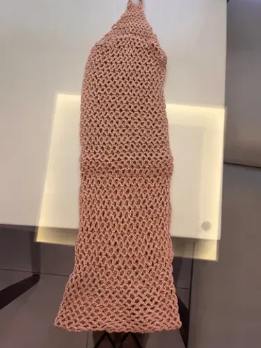 Porta papel higiênico de crochê