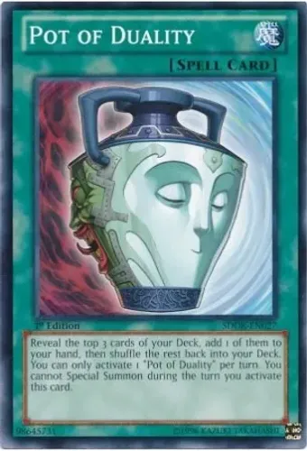 Yugioh!!! Pot Of Duality Sdok- Pt027