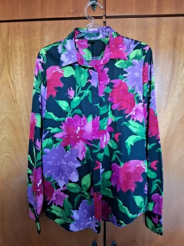 Camisa Estampada Feminina Ralph Lauren - Tamanho M