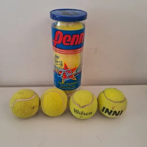 Bolas De Tênis Penn Jimmy Connors Raridade + 4 Bolas Usadas