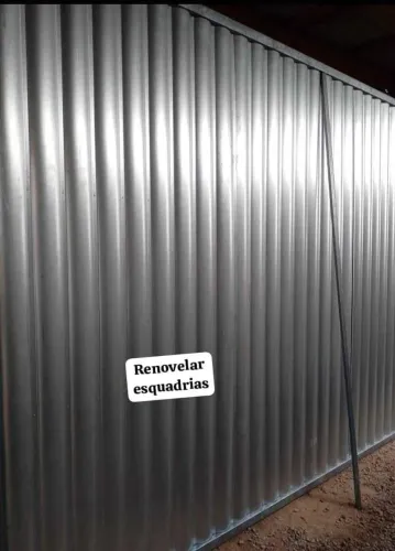 Portão novo de ferro galvanizado 