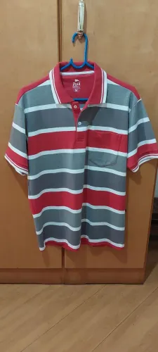 Camisa Polo Listrada Pool Original M