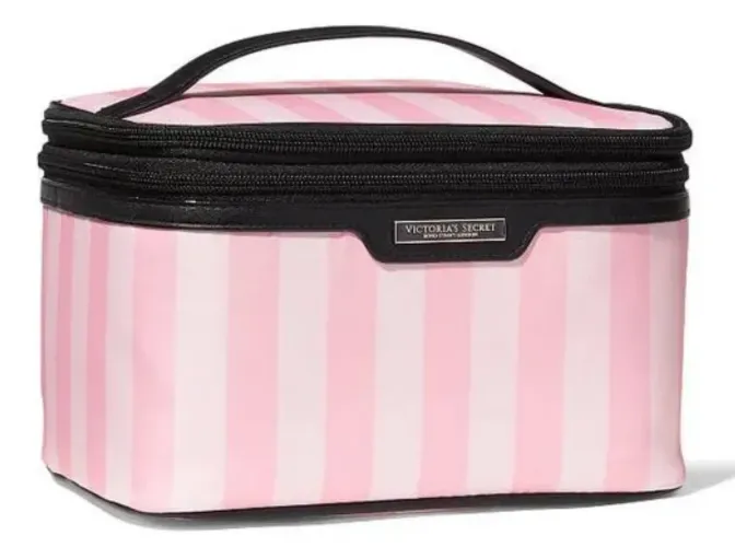 Necessaire Victoria's Secret Listrada Rosa