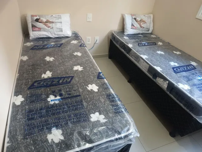 Cama de Solteiro Colchão + base box