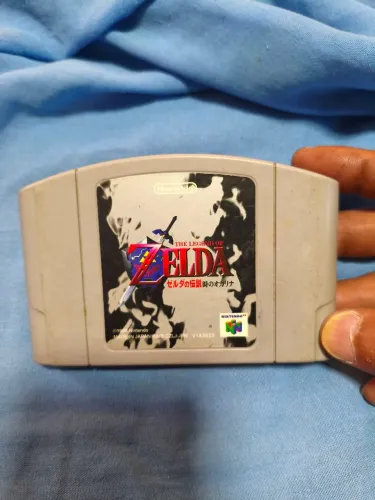 Jogo zelda n64 japonês.