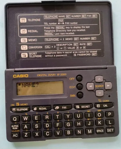 Aparelho eletrônico Casio  SF-2000