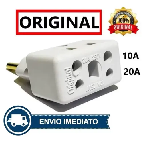 Tomadas Tripla 10A/20A - Original - Envio Imediato