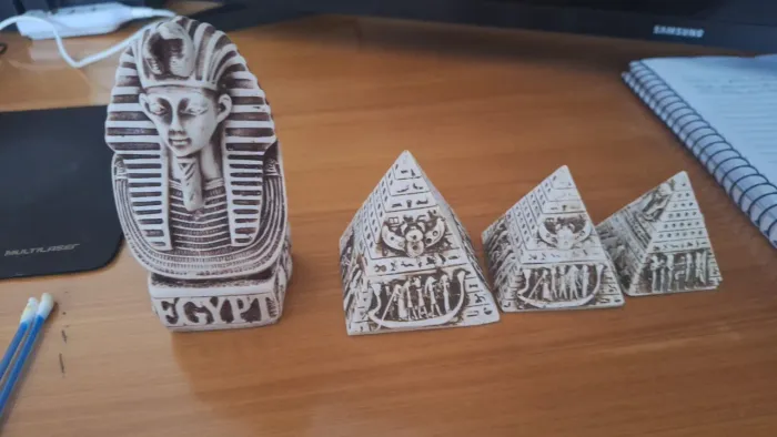 Kit de decoração egípcia para escritório