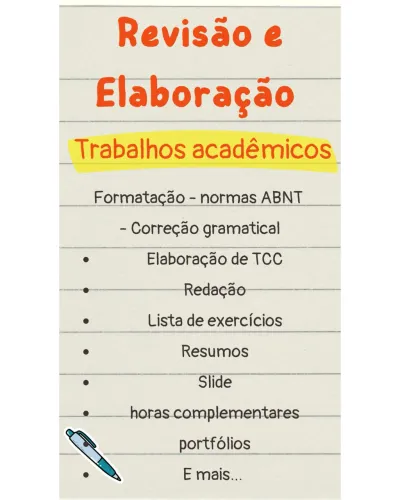 Trabalhos acadêmicos
