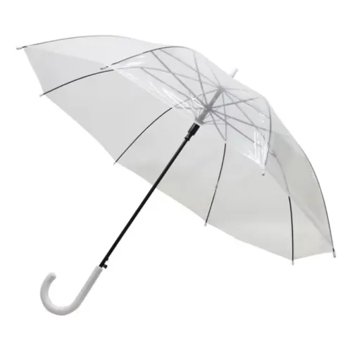 Guarda Chuva Transparente Reforçado Com Abertura Automática