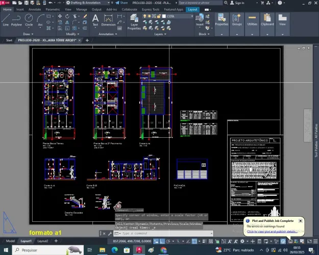 Projetista em Autocad - Projetos para construção e regularização 