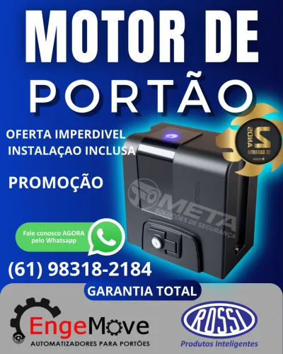 MOTOR PARA PORTÃO ROSSI OU ENGEMOVE